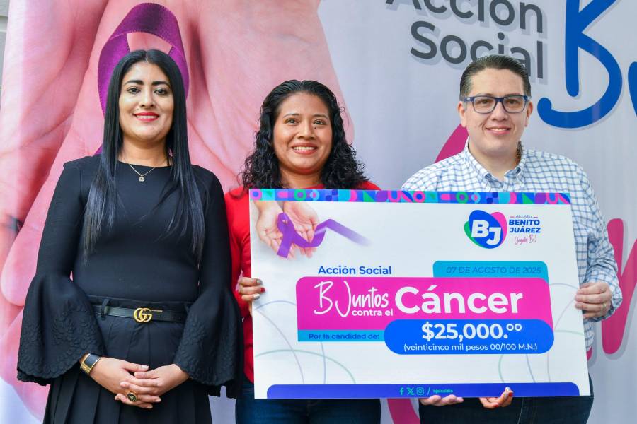 Entrega de apoyos a personas con cáncer en Benito Juárez, informa el alcalde Luis Mendoza