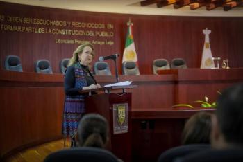 El reto de los nuevos juzgadores electos es construir un sistema de justicia que el pueblo reclama: Yasmín Esquivel