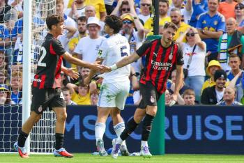 Giménez anota en su estreno veraniego con el Milan y mantuvo invicto al equipo ante el Leeds
