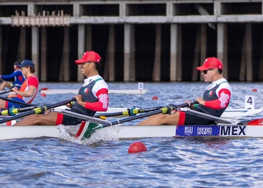 Remeros dan primera medalla para México en Panamericanos Junior Asunción 2025