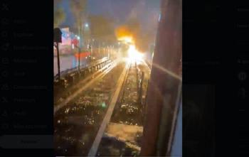 Fuerte estallido y destello en vías del Metro San Antonio Abad; Línea 2 opera con marcha de emergencia por lluvias en CDMX