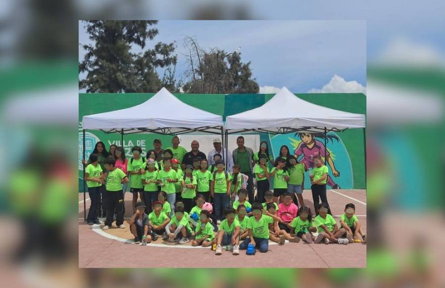 Exitosa clausura del primer campamento deportivo en Villa de Pozos