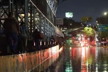 Reportan la lluvia más intensa de la temporada en la Ciudad de México