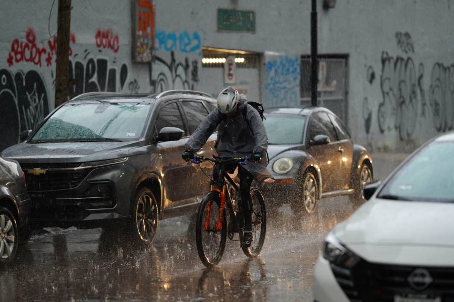 Activan Alerta Amarilla por lluvias fuertes y granizo en toda la CDMX este martes