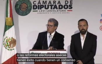 Monreal va por consenso de todos los partidos aliados y de oposici&oacute;n en reforma electoral para que sea exitosa