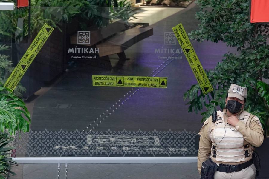 Plaza Mítikah descarta desplome de elevador en incidente con dos lesionados 