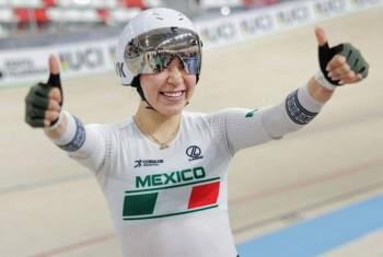 Yareli Acevedo destaca en segundo lugar del ranking mundial de ciclismo de pista