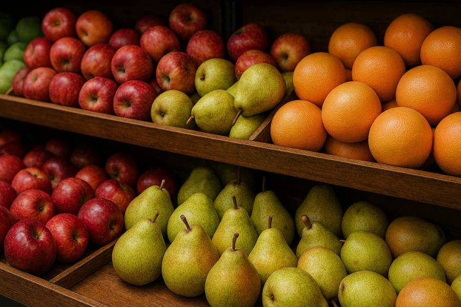 Profeco revela precios m&aacute;ximos de la manzana, pera y toronja