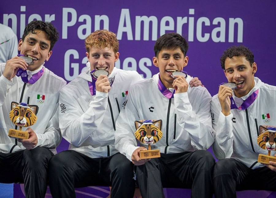 México finaliza en el Top 3 de la natación en Asunción 2025
