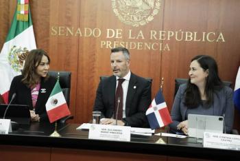 Reconoce Murat liderazgo de México y República Dominicana en defensa de la paridad de género