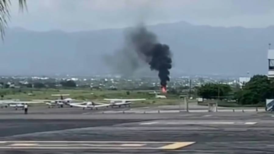 Escuela aeron&aacute;utica atribuye accidente de avi&oacute;n a error del piloto en Puebla