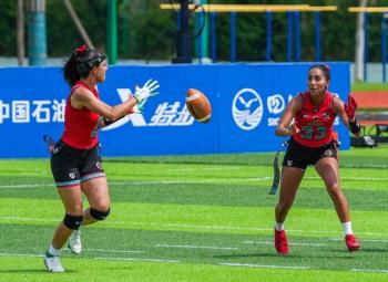 Selecci&oacute;n mexicana femenil de flag football avanza a semifinales tras aplastar 40-0 a China en Chengd&uacute;