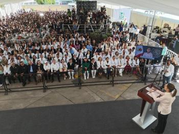 Pobreza en M&eacute;xico, en su nivel m&aacute;s bajo en 40 a&ntilde;os, asegura Sheinbaum