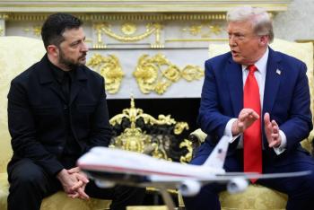 Trump rechaza cese del fuego inmediato en Ucrania durante reuni&oacute;n con Zelenski