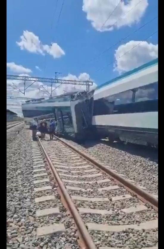 Reportan descarrilamiento del Tren Maya en Izamal, Yucatán