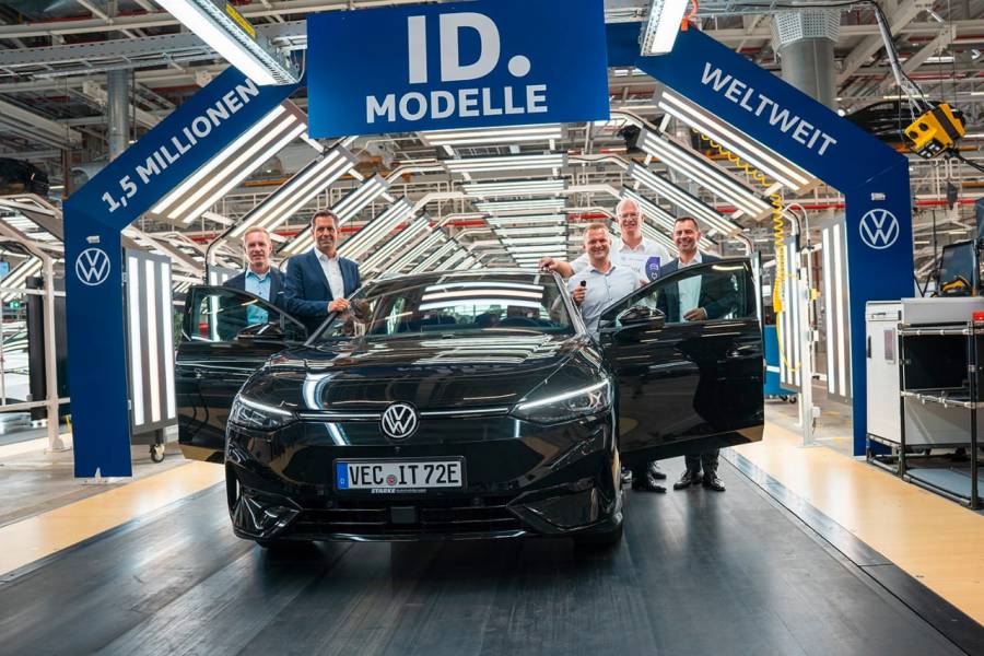 Volkswagen entrega su vehículo eléctrico número 1.5 millones
