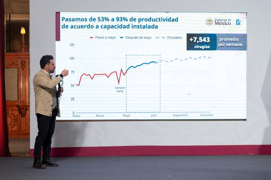 IMSS presenta estrategia para ampliar cirug&iacute;as y consultas