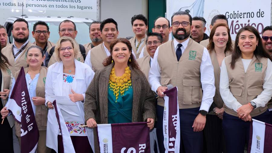 Arrancan las Rutas de la Salud en CDMX: más de un millón de medicamentos llegarán a hospitales y centros de salud