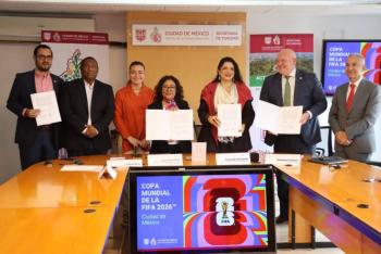 CDMX e ITF acuerdan agenda conjunta para proteger derechos laborales rumbo al Mundial 2026