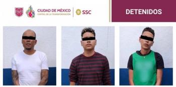 Detienen a tres sujetos relacionados con el robo de relojes de lujo en CDMX