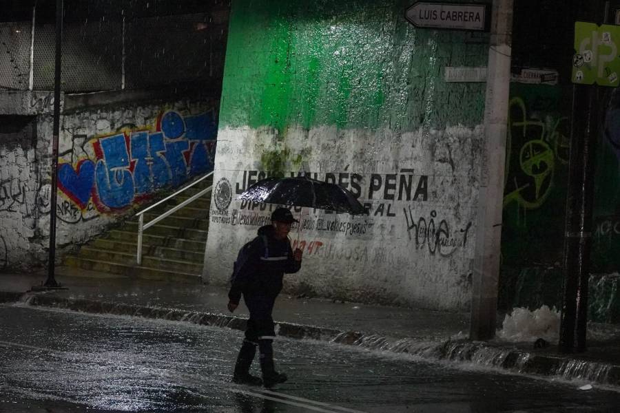 Activan Alerta Naranja por lluvias fuertes y granizo en CDMX este jueves