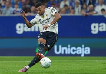 Mbapp&eacute; gu&iacute;a al Real Madrid en el triunfo ante Oviedo