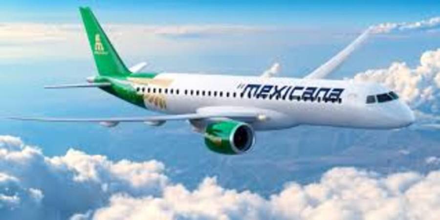 Mexicana de Aviación incorpora nuevo avión Embrear E195 en la ruta AIFA-Tulum