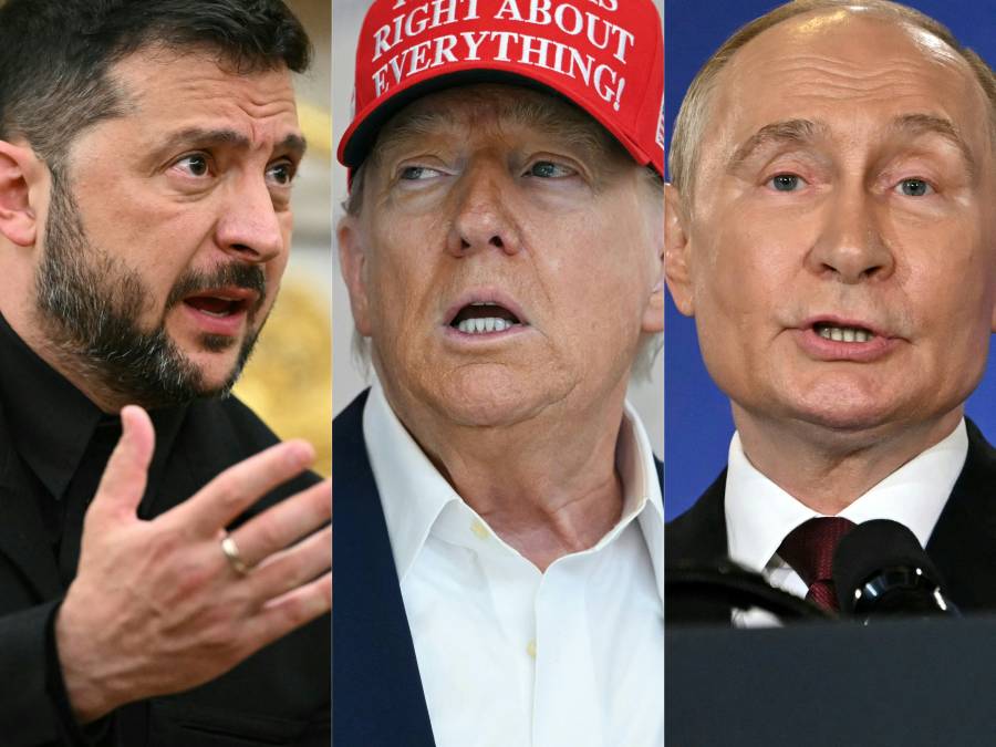 Trump afirma que voltou a falar con Putin despu&eacute;s de reunirse con Zelensky y europeo