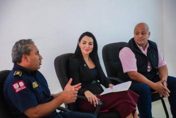 Vicecoordinadora de Morena, Gabriela Jim&eacute;nez, encabeza reuni&oacute;n con el Heroico Cuerpo de Bomberos para fortalecer la atenci&oacute;n a emergencias