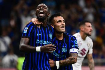 Inter de Mil&aacute;n destroza al Torino en el comienzo de la Serie A