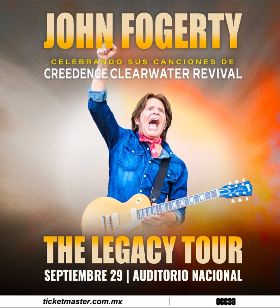 John Fogerty, el histórico líder de Creedence Clearwater Revival regresa a la Ciudad de México