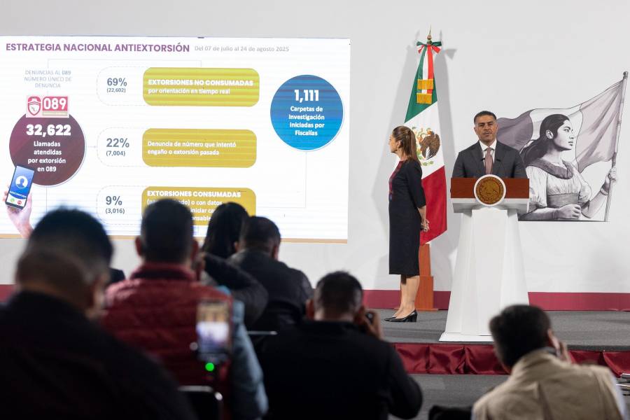 Avanza Estrategia Nacional contra la Extorsión; más de 200 detenidos en 15 estados: Harfuch