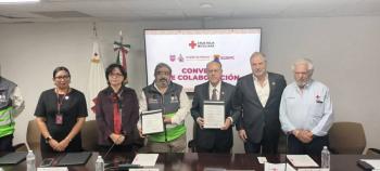SGIRPC y Cruz Roja Mexicana firman convenio de colaboraci&oacute;n en capacitaci&oacute;n