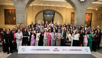Rosa Icela Rodr&iacute;guez pide unidad y firmeza a legisladores de Morena ante embestida de la oposici&oacute;n