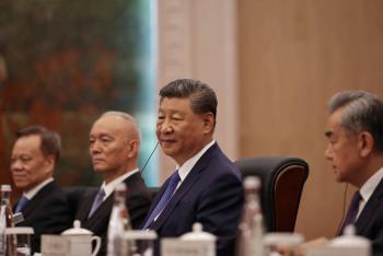 Presidente chino Xi Jinping recibe a l&iacute;deres mundiales para cumbre clave de la OCS