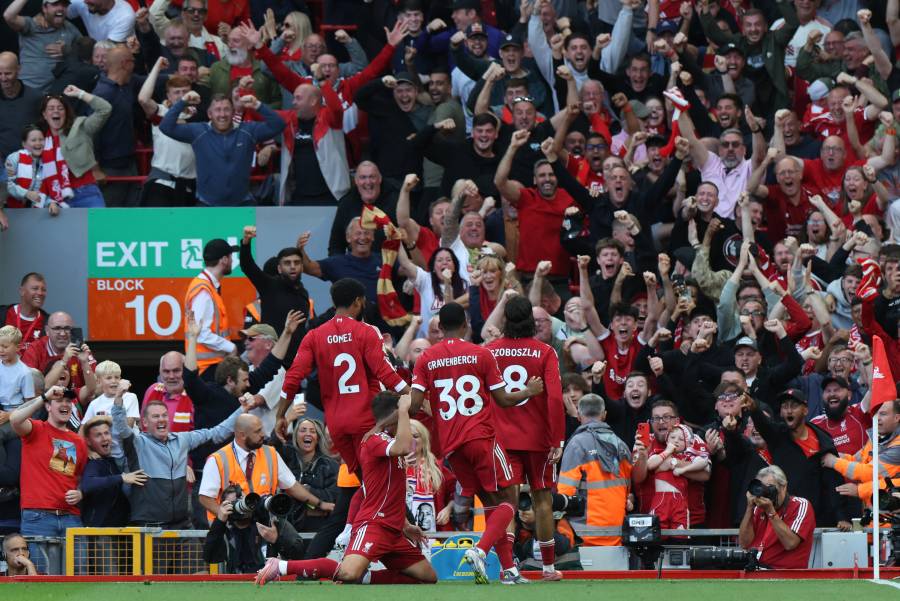 Liverpool vence 1-0 al Arsenal y queda líder en solitario