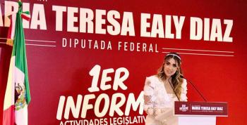 Ealy D&iacute;az presenta su Primer Informe: 20 propuestas legislativas y m&aacute;s de 250 gestiones ciudadanas