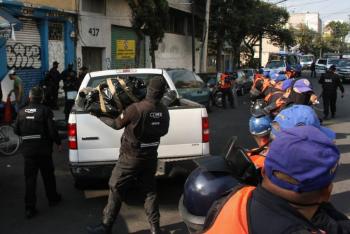 Aseguran 10 toneladas de autopartes robadas en Gustavo A. Madero
