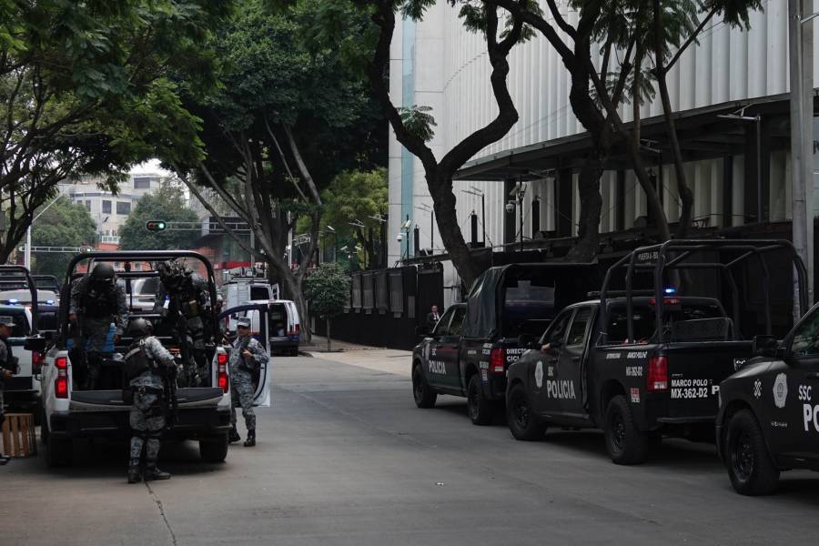 Refuerzan seguridad en el Senado para toma de protesta de jueces y magistrados