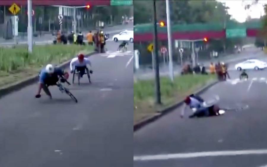 Clara Brugada califica como “éxito rotundo” el Maratón CDMX 2025 y aclara accidente de atletas en silla de ruedas