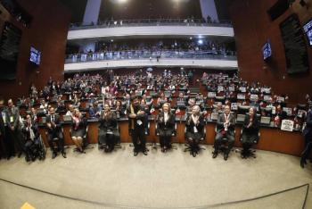 Ministros de la Suprema Corte rinden protesta en el Senado de la Rep&uacute;blica