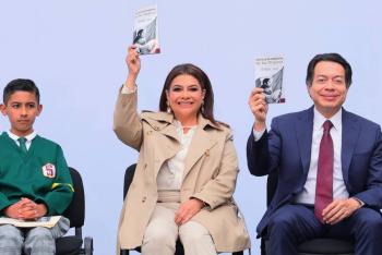 Clara Brugada y Mario Delgado dan arranque al Ciclo Escolar 2025-2026 en la CDMX