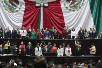 Guti&eacute;rrez Luna declara apertura del Primer Periodo de Sesiones de la LXVI Legislatura