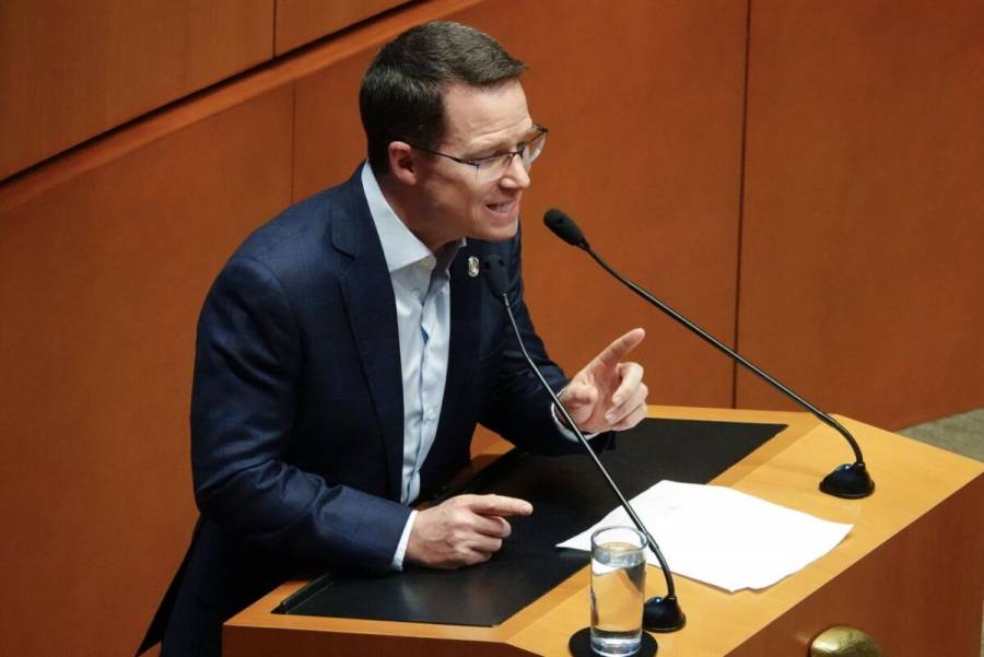 Anaya acusa fraude en la elección judicial durante protesta de ministros en el Senado