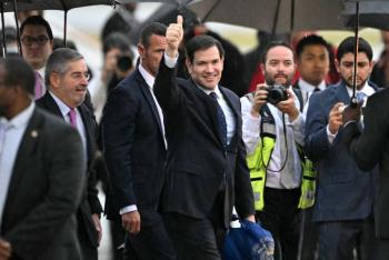 Marco Rubio llega a M&eacute;xico para primera visita oficial