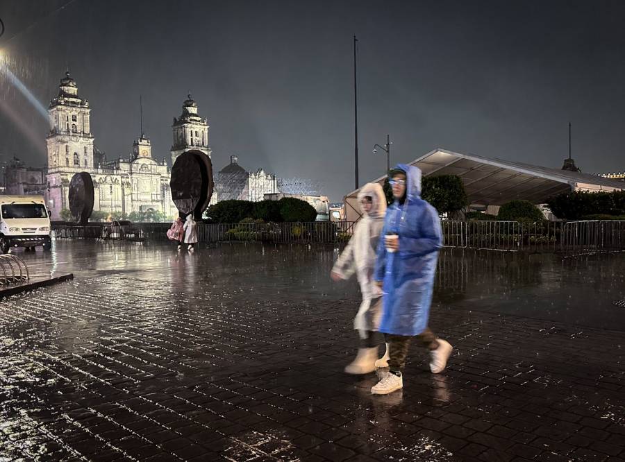 Activan Alerta Amarilla por lluvias y granizo en ocho alcaldías de la CDMX
