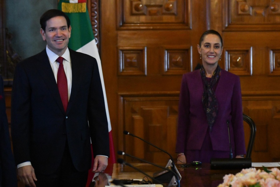 Sheinbaum y Marco Rubio sostienen reunión en Palacio Nacional sobre cooperación bilateral