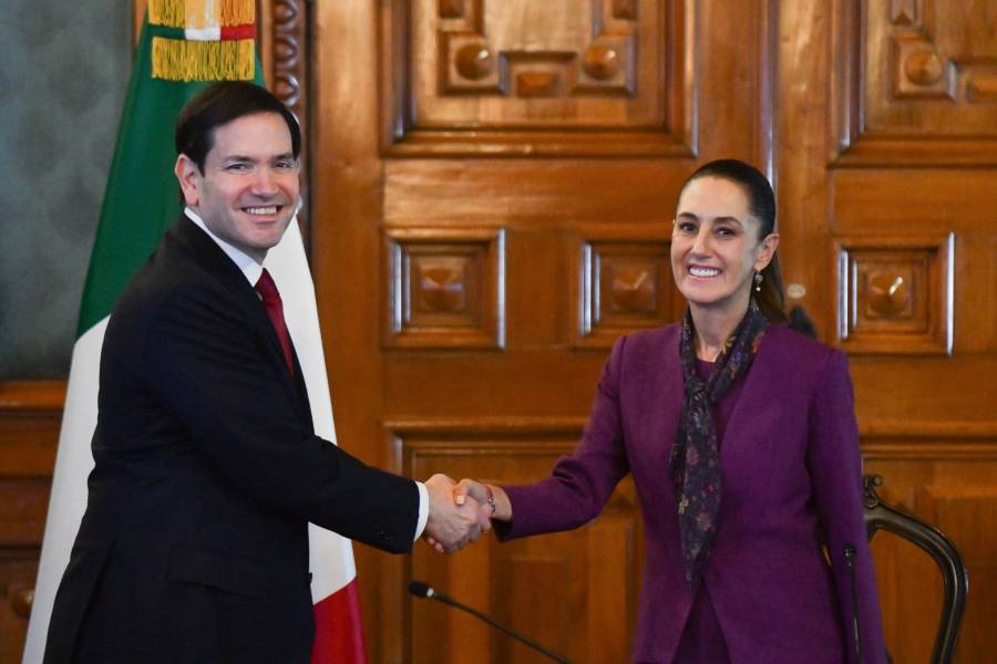 Marco Rubio abandona Palacio Nacional tras reunión con Claudia Sheinbaum sobre seguridad y cooperación bilateral