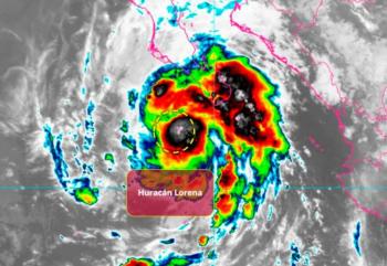 Hurac&aacute;n “Lorena” alcanza categor&iacute;a 1 frente a costas mexicanas