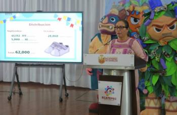 Gobierno de Ecatepec entregar&aacute; 62 mil pares de zapatos a estudiantes